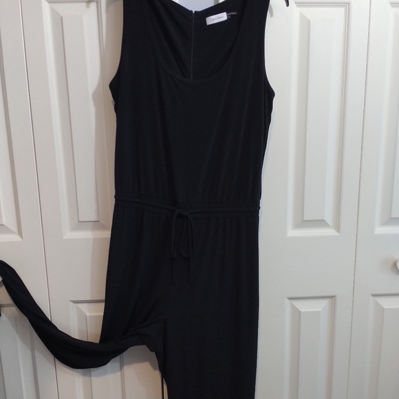 Calvin Klein Black Jersey Jumpsuit 14 - Picture 7 of 12